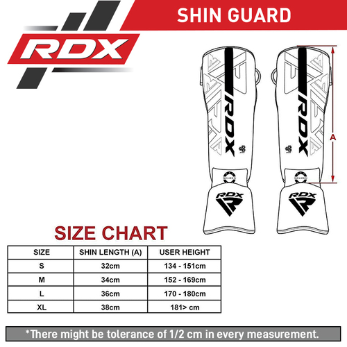 RDX - F6 Kara MMA Shinguards - Blue/Small