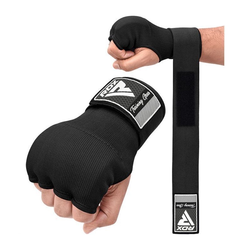 RDX - Elasticised Quick Wraps - Black/Small